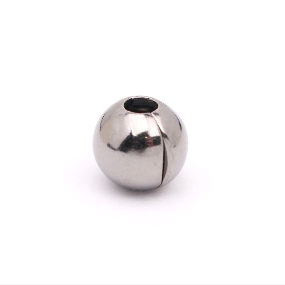 One Authentic PANDORA Sterling Silver Black Rhodium Sphere Clip - Picture 9 of 12